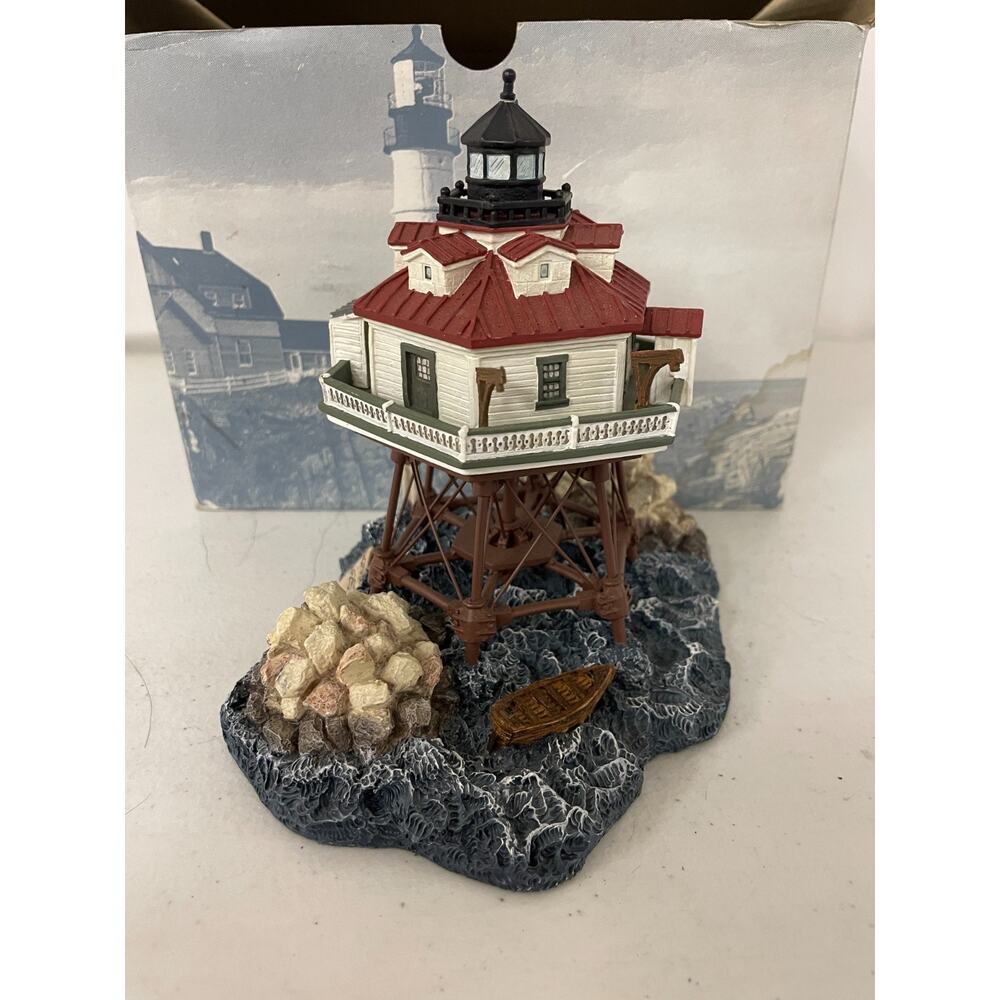 Vintage Harbour Lights Thomas Point Lighthouse Maryland Signature Series 1998 - Picture 7 of 12